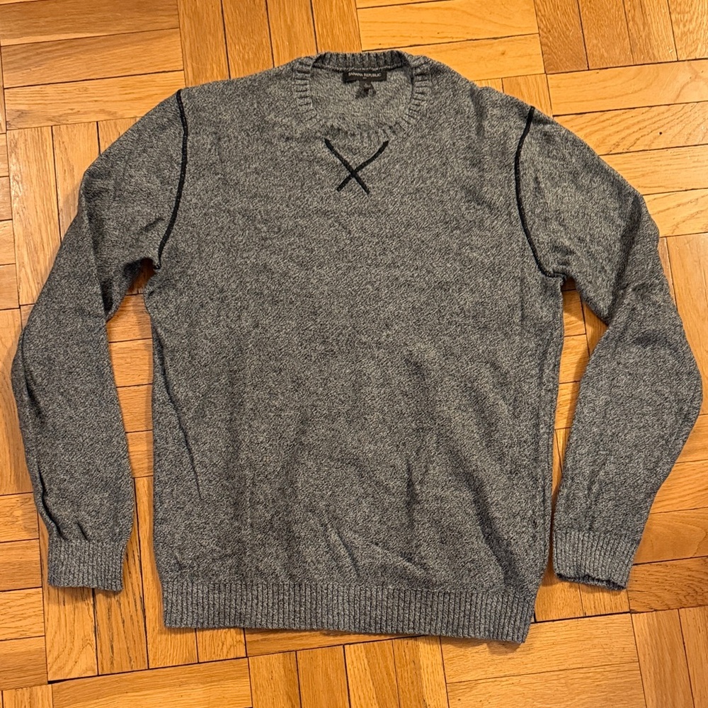 Banana Republic Gray Crewneck Sweater